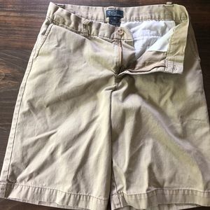 Boys Ralph Lauren Polo Shorts Sz 16 flat front #1